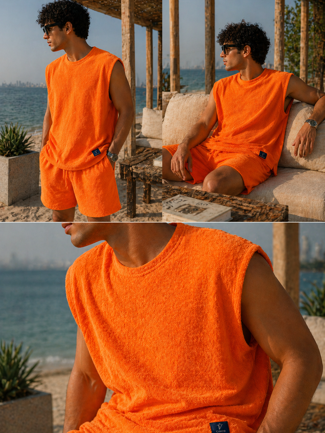 Sleeveless No.01-02 - برتقالي