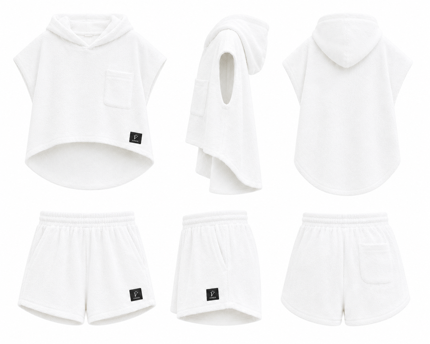 CINCO Coastline Set | طقم CINCO Coastline - ابيض