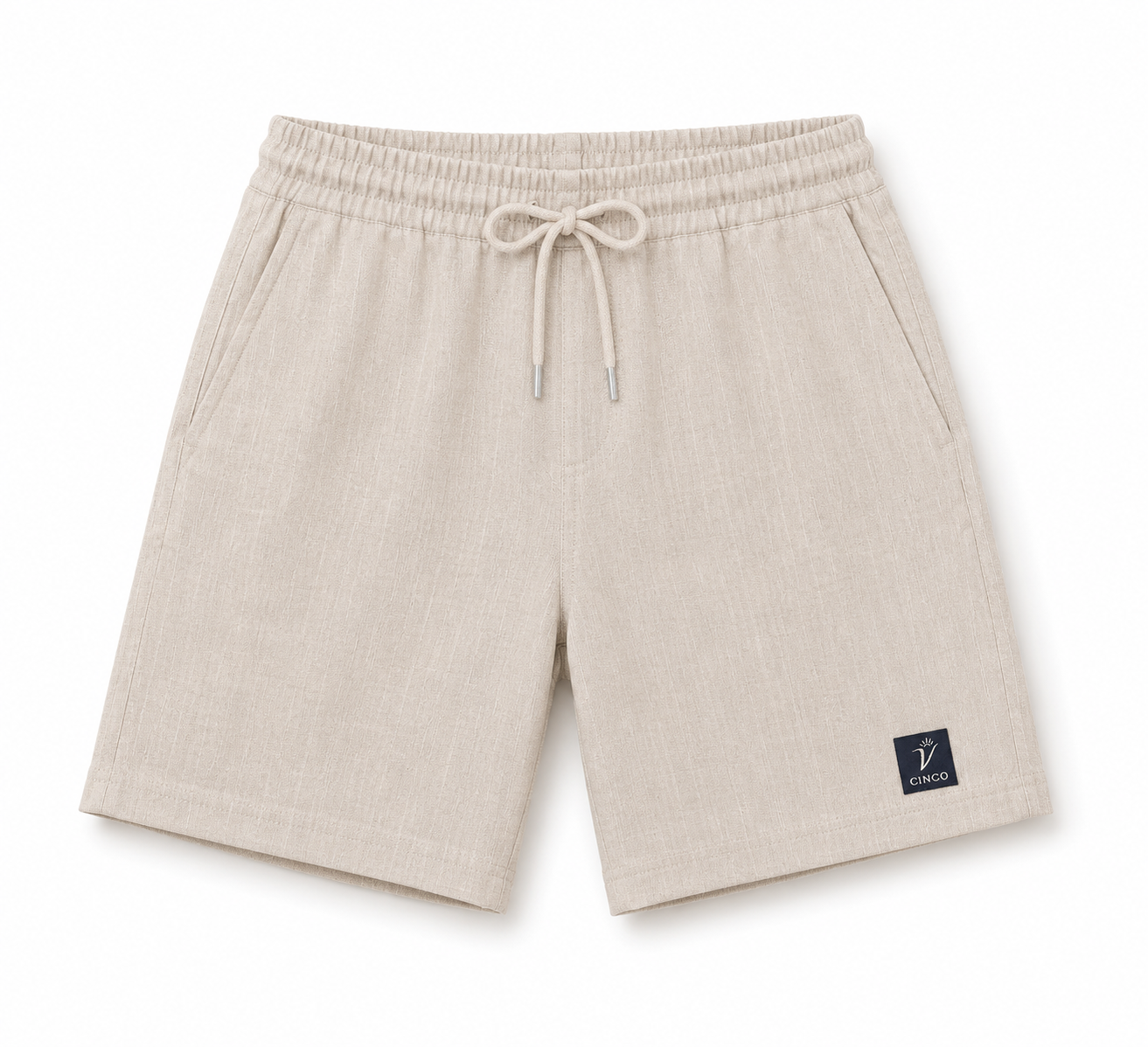CINCO SAND LINEN SHORTS