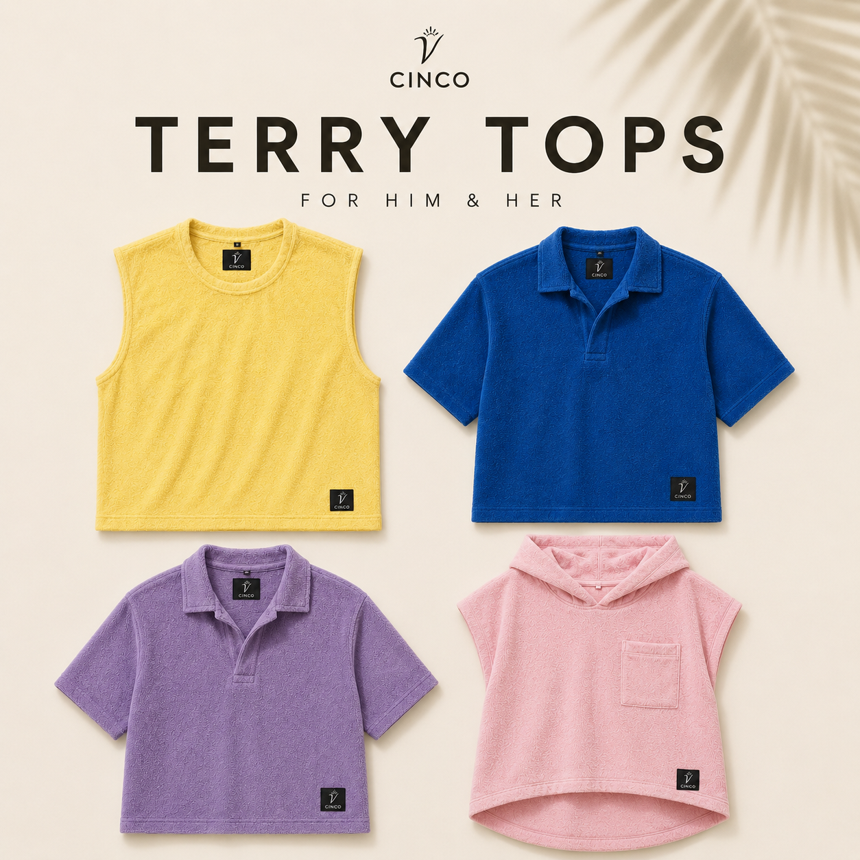 TERRY TOPS COLLECTION- كوليكشن التوبات الفوطه