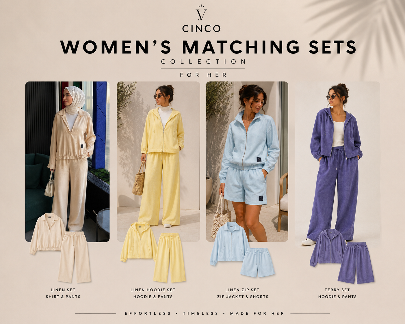 WOMEN’S MATCHING SETS - #موفوطه