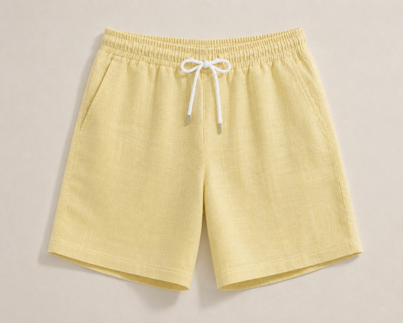 CINCO LEMON LINEN SHORTS