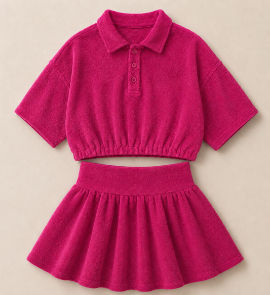 CINCO PINK PALM SET