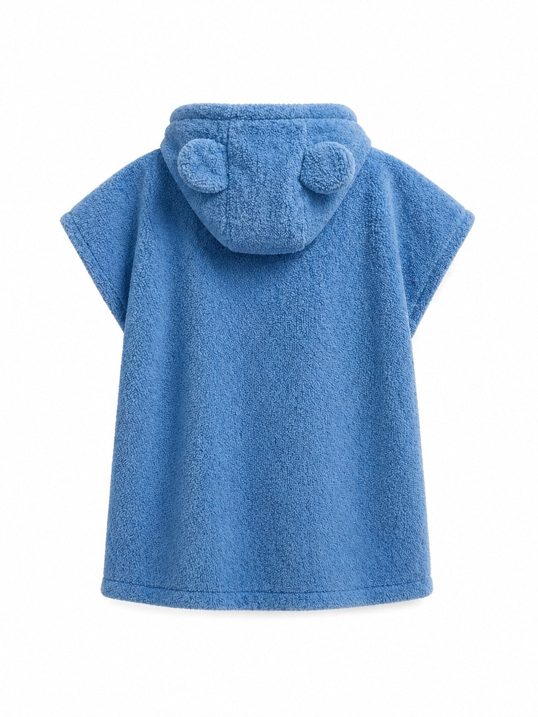 CINCO Kids Terry Hooded Poncho - سماوي