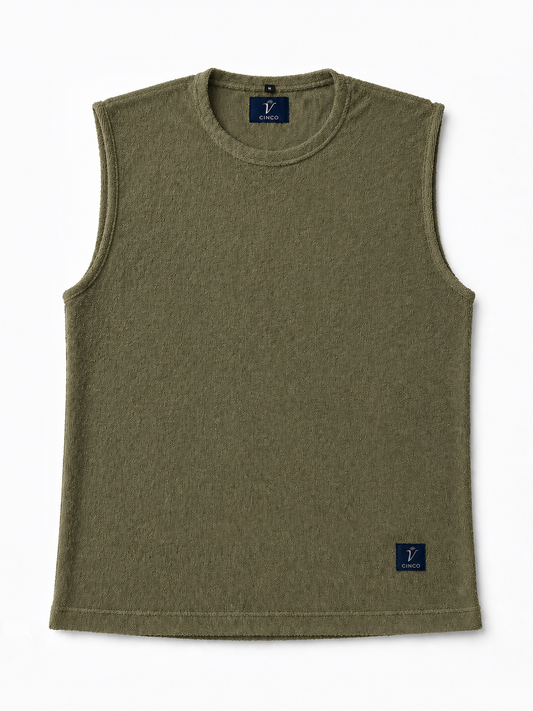 Sleeveless No.01 - زيتي