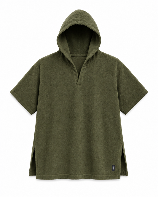 CINCO OVERSIZE HOODIE - زيتي