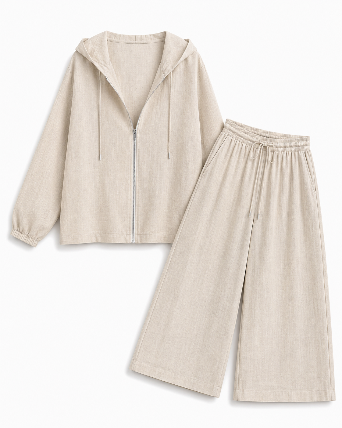 CINCO SAND LINEN PANTS SET “W”