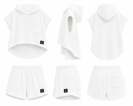 CINCO Coastline Set  | طقم CINCO Coastline - ابيض