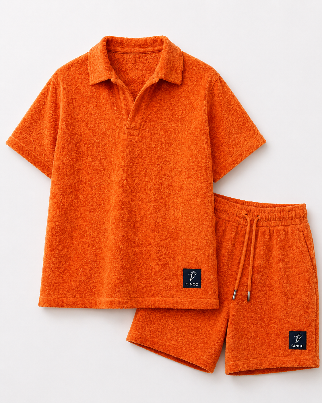 CINCO Terry Polo Set - برتقالي