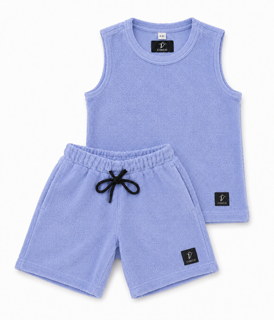 CINCO Sky Blue TERRY SET (KIDS)