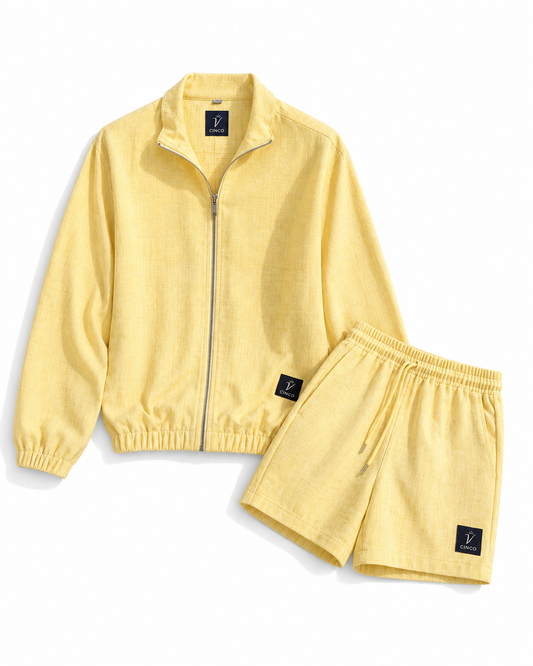 CINCO LEMON LINEN SET 🍋 “women”