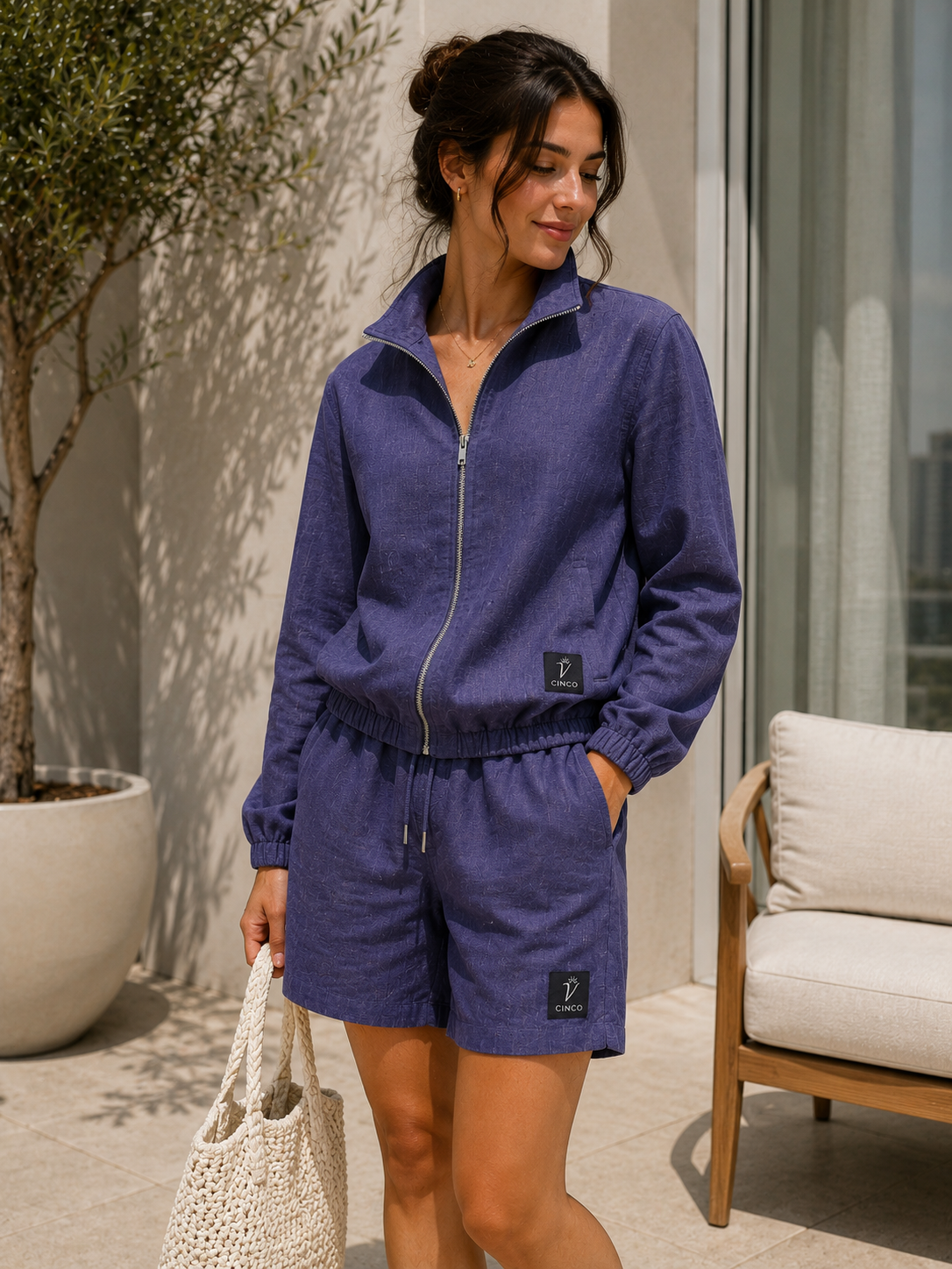 CINCO MIDNIGHT LINEN SET "women”