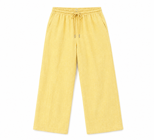 CINCO LEMON LINEN PANTS •unisex•