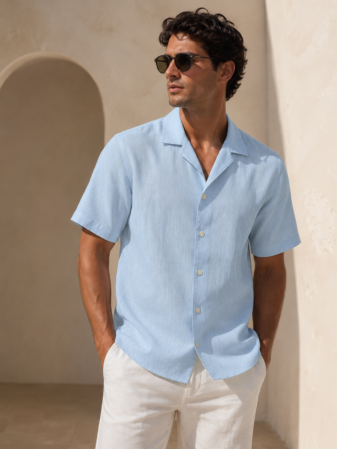 CINCO SKY LINEN SHIRT