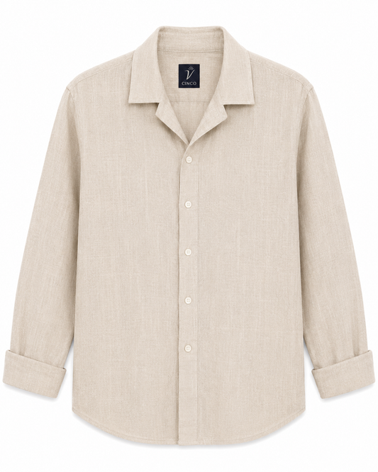 CINCO DUNE LINEN SHIRT LS