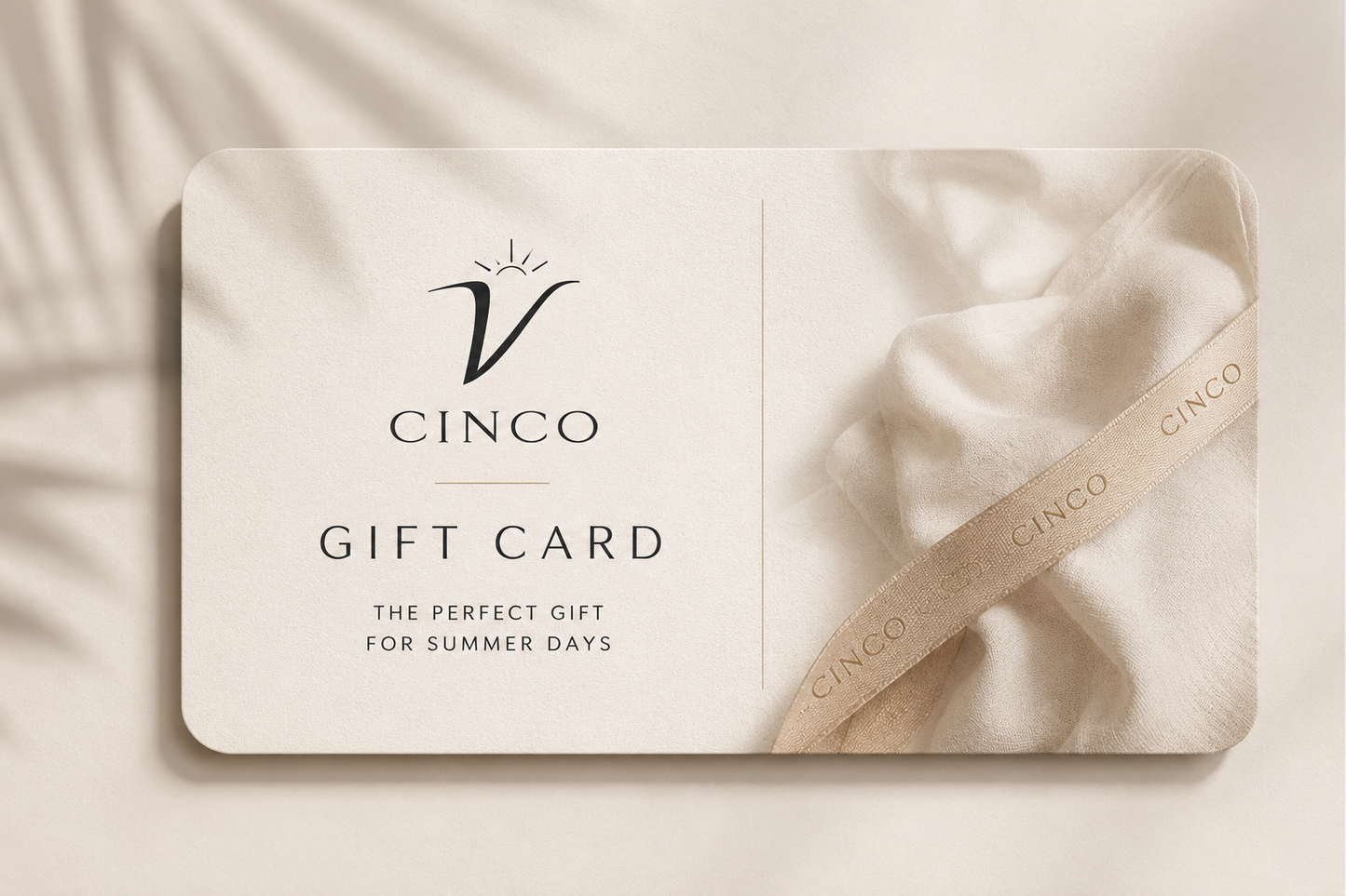 CINCO Summer Gift Card