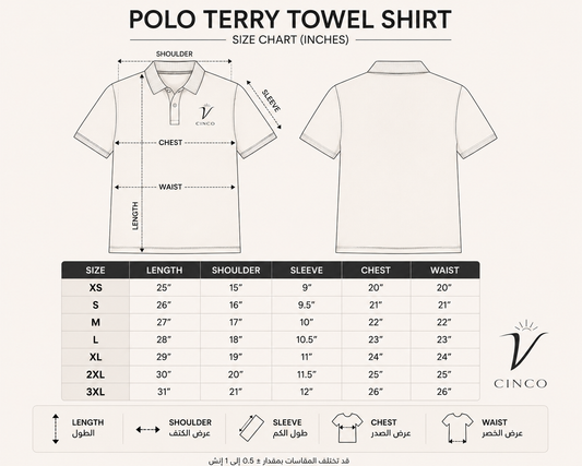 CINCO Terry Polo - Baby yellow