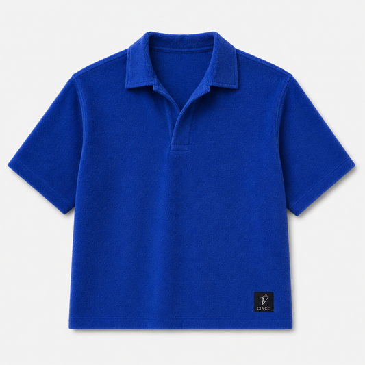 CINCO Terry Polo - ازرق