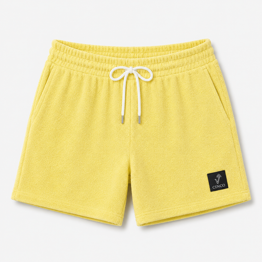CINCO Terry SHORT - Baby yellow