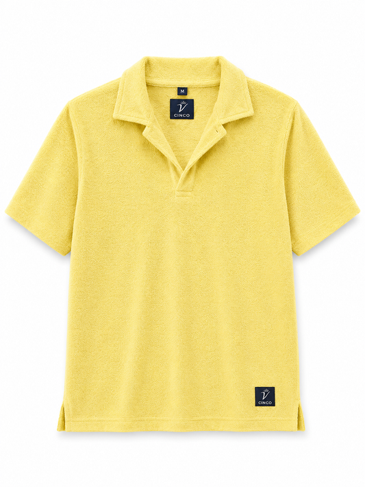 CINCO Terry Polo – baby yellow