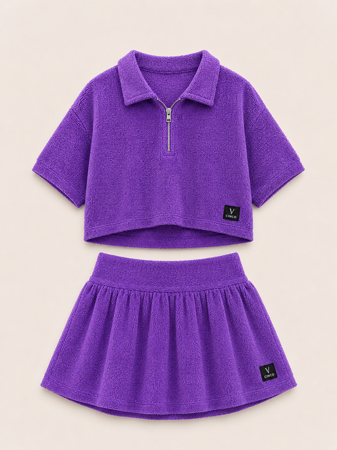 CINCO AMETHYST SKIRT SET ✨- بنفسجي