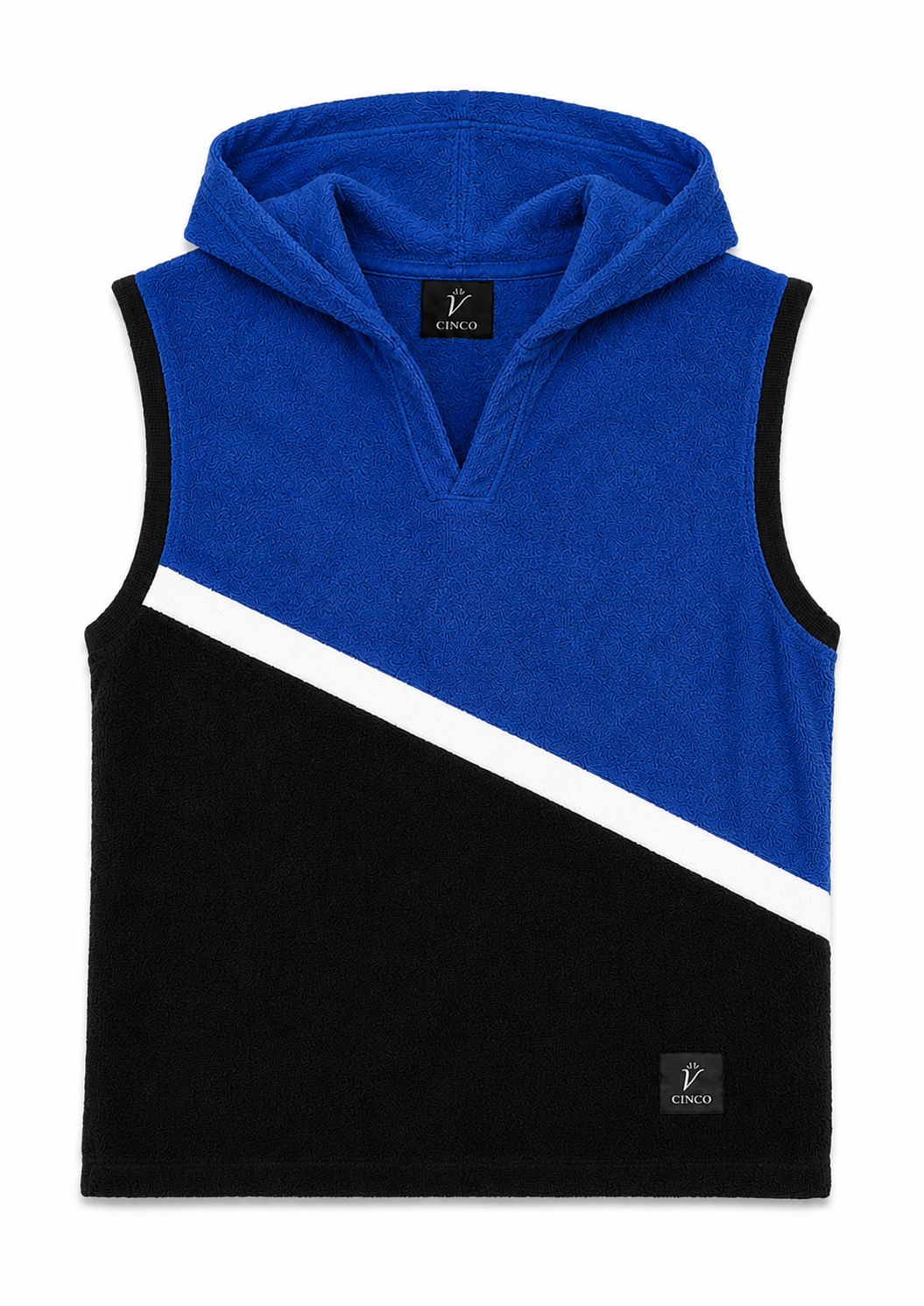 Spark Terry Hoodie – Blue - black