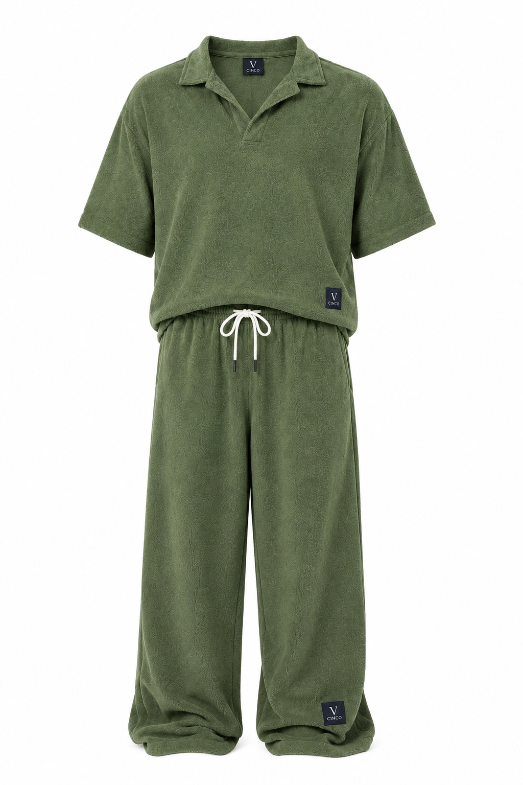 CINCO OLIVE TERRY SET