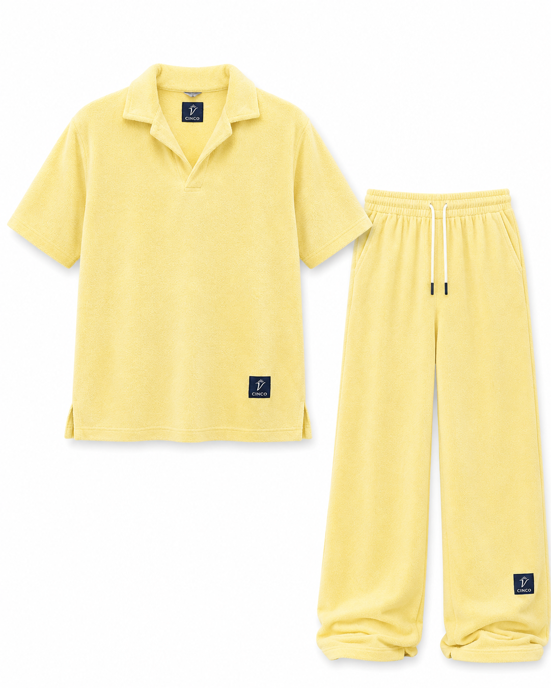 CINCO LEMON CREAM TERRY SET