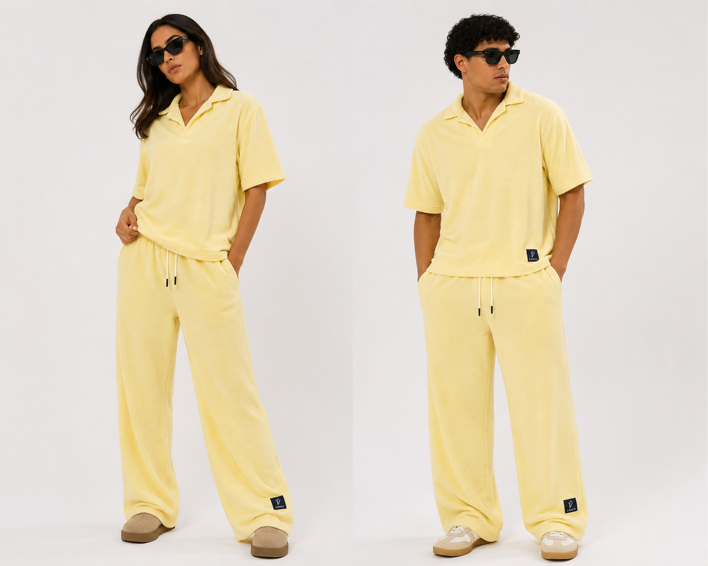 CINCO LEMON CREAM TERRY SET