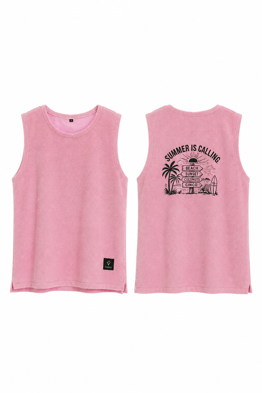 CINCO Blush Terry Tank