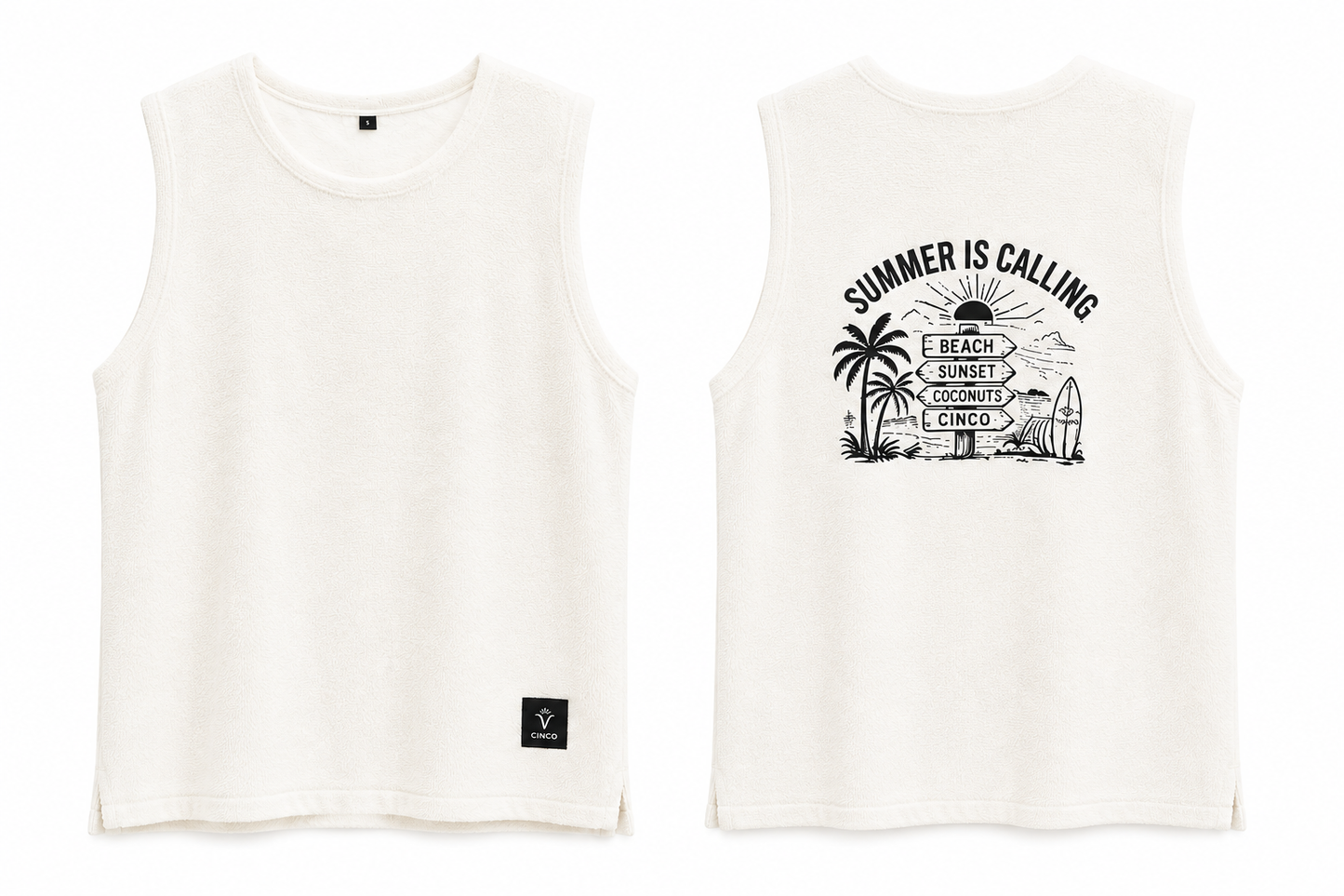 CINCO Cloud Terry Tank