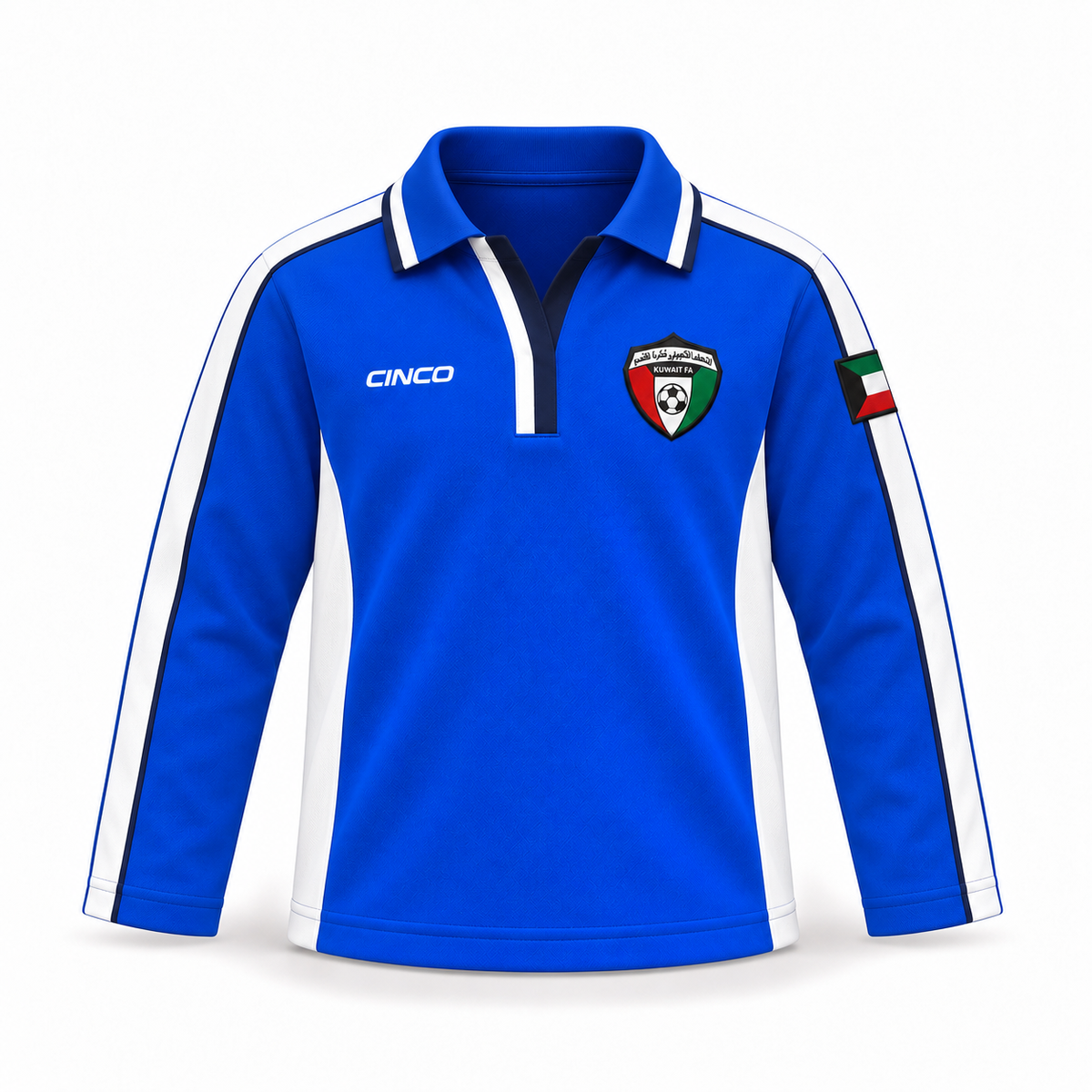 CINCO Kuwait Classic Kids Long Sleeve Polo