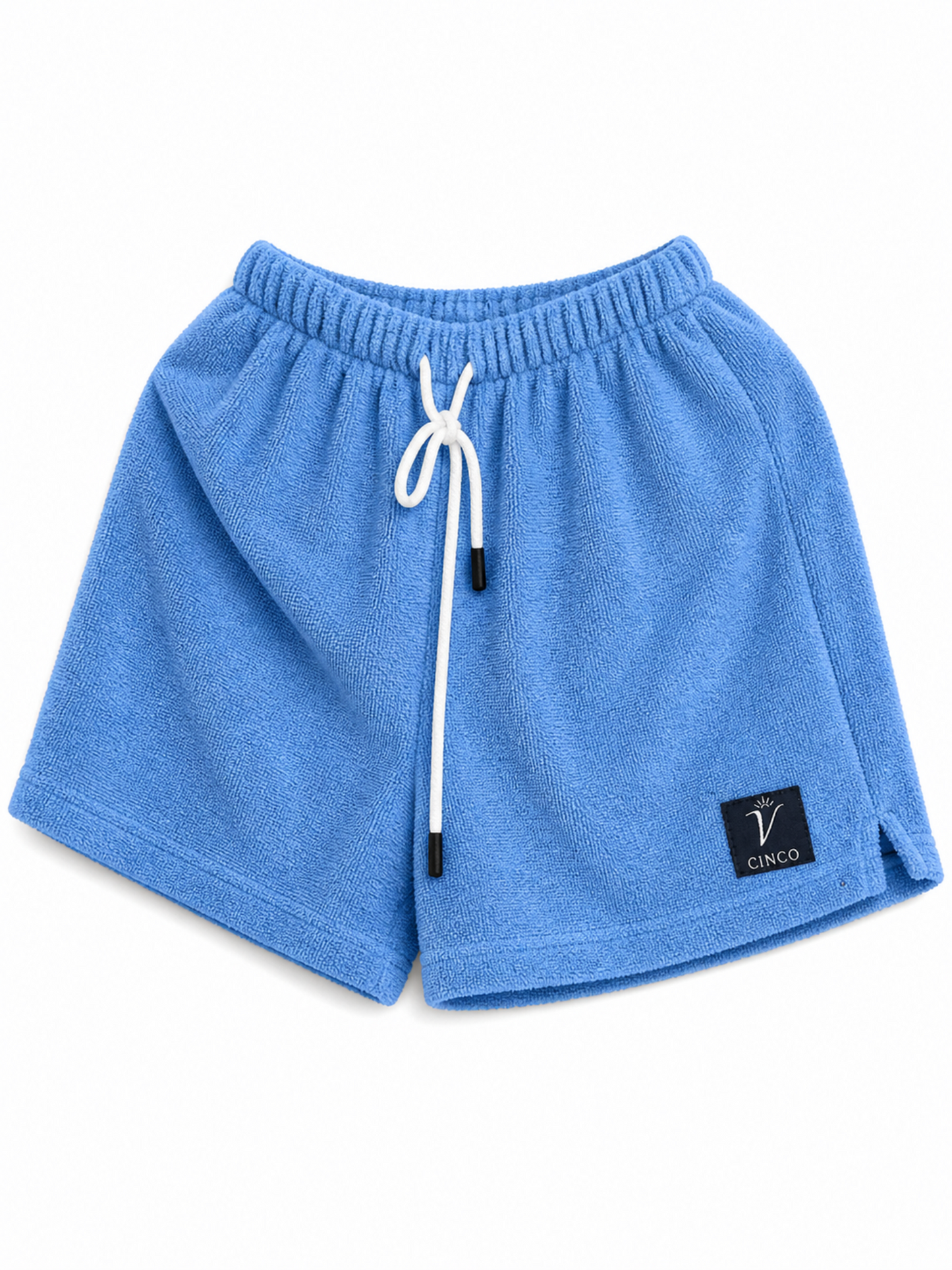 CINCO Signature Terry Shorts – سماوي